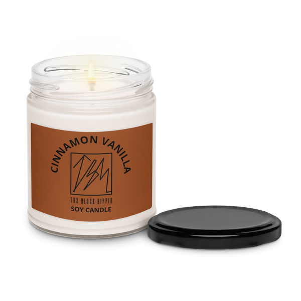 CINNAMON VANILLA NATURAL SOY CANDLE
