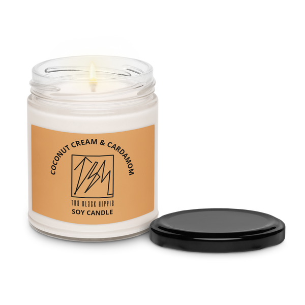 COCONUT AND CARDAMOM NATURAL SOY CANDLE