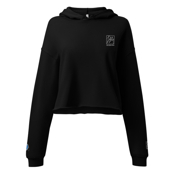 TBH ORIGINAL YT LOGO CROP HOODIE